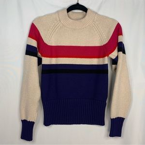 EUC! Sweater with Pink, Navy Blue, Red | Size Medium
